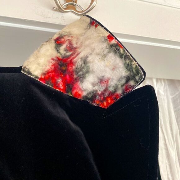 Vintage Paul Smith Black Velvet Double Breasted Blazer - Picture 12 of 12